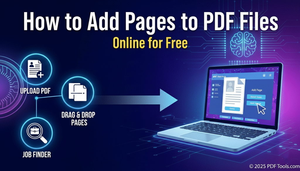 How to Add Pages to PDF Files Online for Free